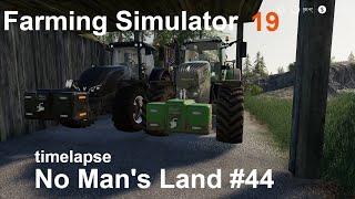 Farming Simulator 19 No Man's Land #44, сеем пшеницу, убираем подсолнухи