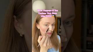 What Happens If You Contour Your Nose Like THIS?  #makeup #beauty