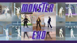 Monster by EXO 엑소 (Vibe_ Virtual Dance Challenge)