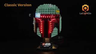 Light Kit for LEGO Star Wars 75277 Boba Fett Helmet | Boba Fett Helmet 75277 Lighting Kit