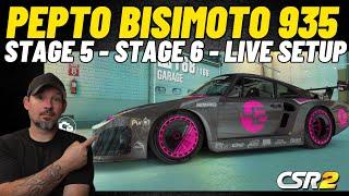 CSR2 Porsche bisomoto 935 k3v shift, tune live racing setup