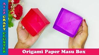 How to make a Origami Paper Masu Box | Paper Box | DIY Crafts