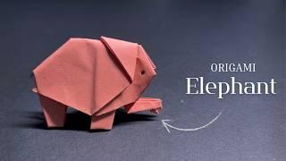 Make an Origami Elephant in Minutes | Easy Origami Animal | Step-by-Step Tutorial #origami #elephant