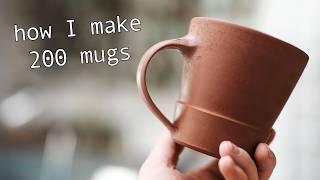 Making 200 Mug Handles by Hand