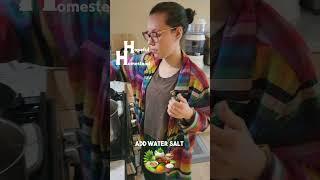 She Turned Garbage Into What?!   #homesteading #cooking #nowaste