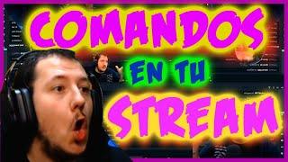 CÓMO poner COMANDOS de TEXTO  y VOZ  en tu STREAM usando STREAMLABS OBS y NIGHTBOT  TWITCH Y YT