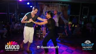 Denis Romanov and Magna Gopal Salsa Dancing at Seasky Salsafest Batumi, Sunday 17.06.2018