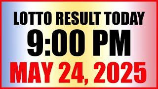 Lotto Result Today 9pm Draw May 24 2025 Swertres Ez2 Pcso