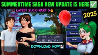 GOOD NEWS SUMMERTIME TECH UPDATE 5595 RELEASE | SUMMERTIME SAGA NEW UPDATE 2025 APK DOWNLOAD & PLAY