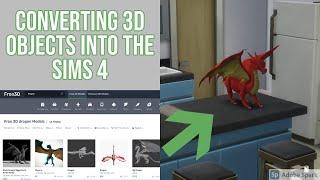 Converting 3D Premade Objects Into The Sims 4 Tutorial