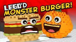 Annoying Orange - MONSTER BURGER LEGO'D