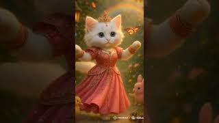 kitty princess  #dinkachika #babyvideos #kidsvideo #kitten  #cat