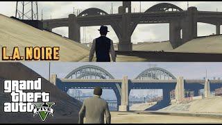 L.A. Noire vs GTA V Locations Comparison