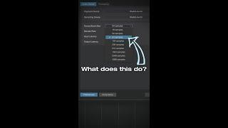 Device Block Size/Buffer Settings in #StudioOne #Shorts