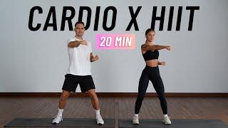 20 MIN CARDIO HIIT WORKOUT - ALL STANDING - Full Body, No Equipment, No Repeats