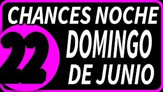 Resultado Chances de la Noche Domingo 22 de Junio del año 2025