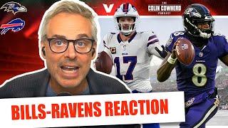 Bills-Ravens Reaction: Lamar Jackson outduels Josh Allen, Derrick Henry shines | Colin Cowherd NFL