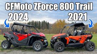 The NEW 2024 ZForce 800 Trail "Gen 2" compared to the older Trail Model! 3 Seas Recreation