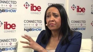 Christopher Stenhouse being interviewed live at Connected Media IP 2016