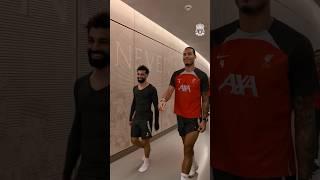 Gym time for Salah and van Dijk 