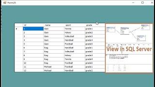 VB.Net: How to retrieve data from multiple tables into datagridview using Views in  sql server