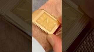 CAN YOUR WATCH DO THIS??!THE NEW 2025 Jaeger-LeCoultre Reverso Tribute Monoface Gold Milanaise
