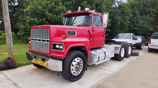 Fired up "Big Red Dawg" for the 1st time in months #Ford #LTL9000