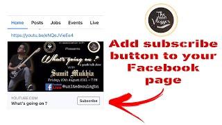 How to add You Tube subscribe button to Facebook posts ?