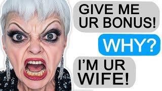 Karen Demands My $3,000 Bonus... Huge Mistake! - Reddit Stories