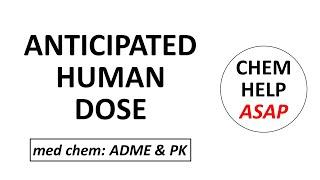 estimating anticipated human dose for a preclinical drug