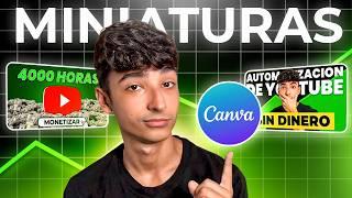 Como Hacer Miniaturas Virales Para YouTube Gratis Con Canva