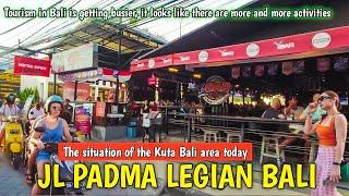 The Situation of the Legian Bali Area on Jalan Padma, Bali Latest