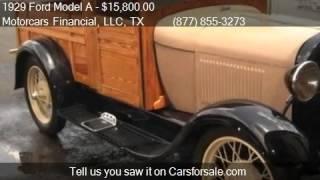 1929 Ford Model A Huckster for sale in Headquarters in Plano