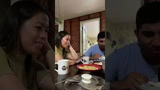 Morning Breakfast with Hubby