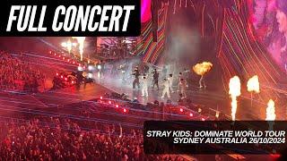 DominATE Sydney Stray Kids 2024 | Full Concert | Fan Cam | 4K