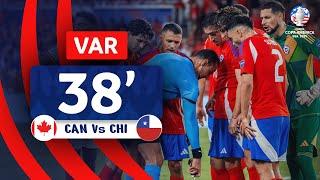 CONMEBOL Copa América | VAR Review - Penalty | CANADA - CHILE | Minute 38