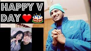 BTS V Kim Tae Hyung Twitter Videos Compilation Reaction (BTS REACTION) [HAPPY V DAY]