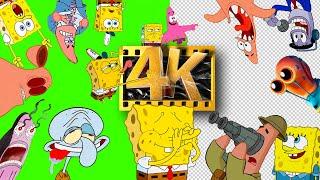 SpongeBob Green Screen | MEGA Pack - Footage 4K