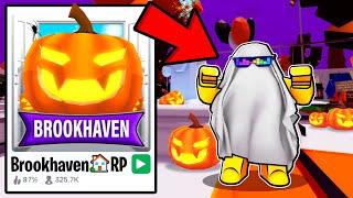 SECRET HIDING SPOT in NEW Brookhaven RP Halloween House in Roblox Hide and Seek