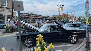 Classic car show in George Town Ontario Canada