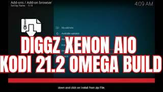 NEWEST Best Kodi Build - DIGGZ XENON AIO KODI 21.2 OMEGA BUILD | The Best Working Build 2025 