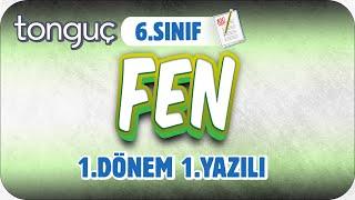 6.Sınıf Fen 1.Dönem 1.Yazılıya Hazırlık  #2024