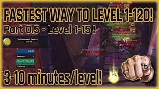 Easiest and Fastest Leveling 1-15 / 1-20 in BFA!!! Mob Grinding Strategy for Low Level! WoW 8.2