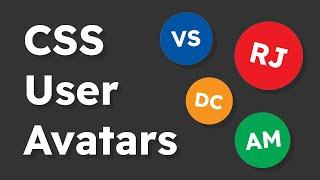 Easily Generate User Avatars for Your Website with CSS