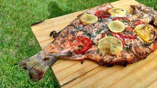 ШАШЛЫК из Рыбы. РЫБА НА МАНГАЛЕ. GRILLED TROUT