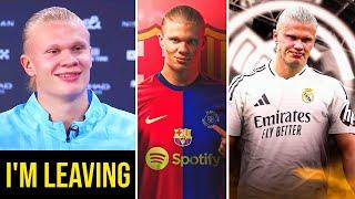 IT’S OVER?! Haaland leaves Manchester City for La Liga! REAL MADRID AND BARCELONA ARE AWAITING!