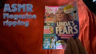 ASMR Magazine ripping, page tearing, Womans own Magazine, NO TALKING, StevenAntonyASMR