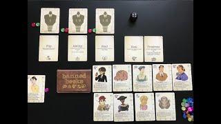 Banned Books solo game from J Tagmire @jtatooine and Button Shy Games @ButtonShy