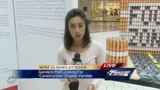 Gardens Mall looking for 'Canstruction' display vandals