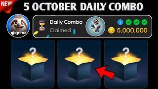 Gemz Daily Combo 5 October | Gemz Daily Code 5 October | Daily Combo Today